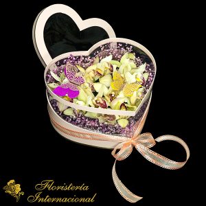CL-17 Corazón Orquídeas