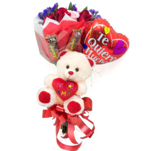 BO-11 Bouquet con Peluche y Chocolate